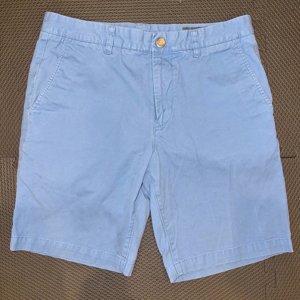 Bonobos Blue Flat Front Shorts
